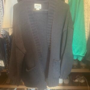 American Eagle navy blue cardigan